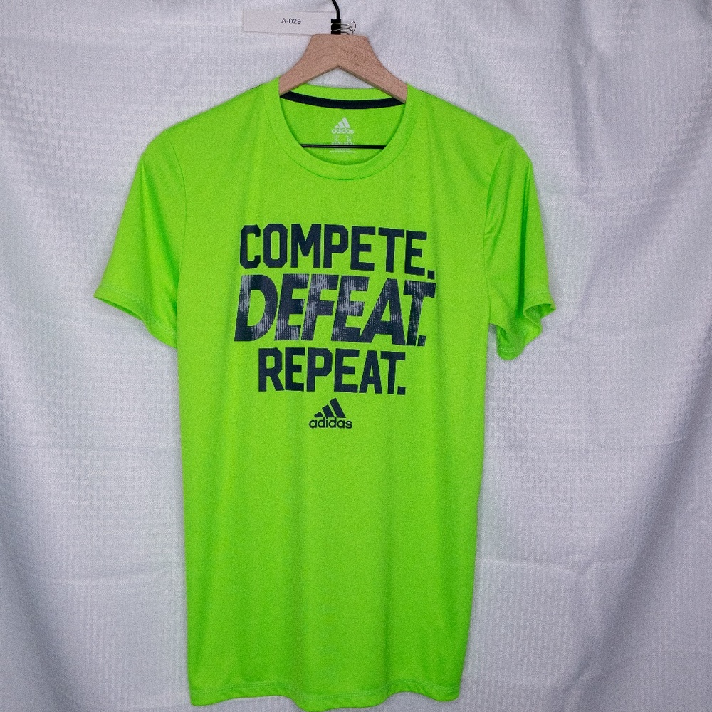 ADIDAS - DRI-FIT CREW-T-SHIRT - GREEN - SIZE XL